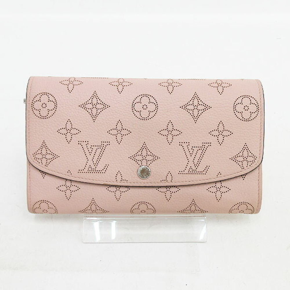 Louis Vuitton Mahina Portefeuille Wallet Iris Long Magnolia Pink